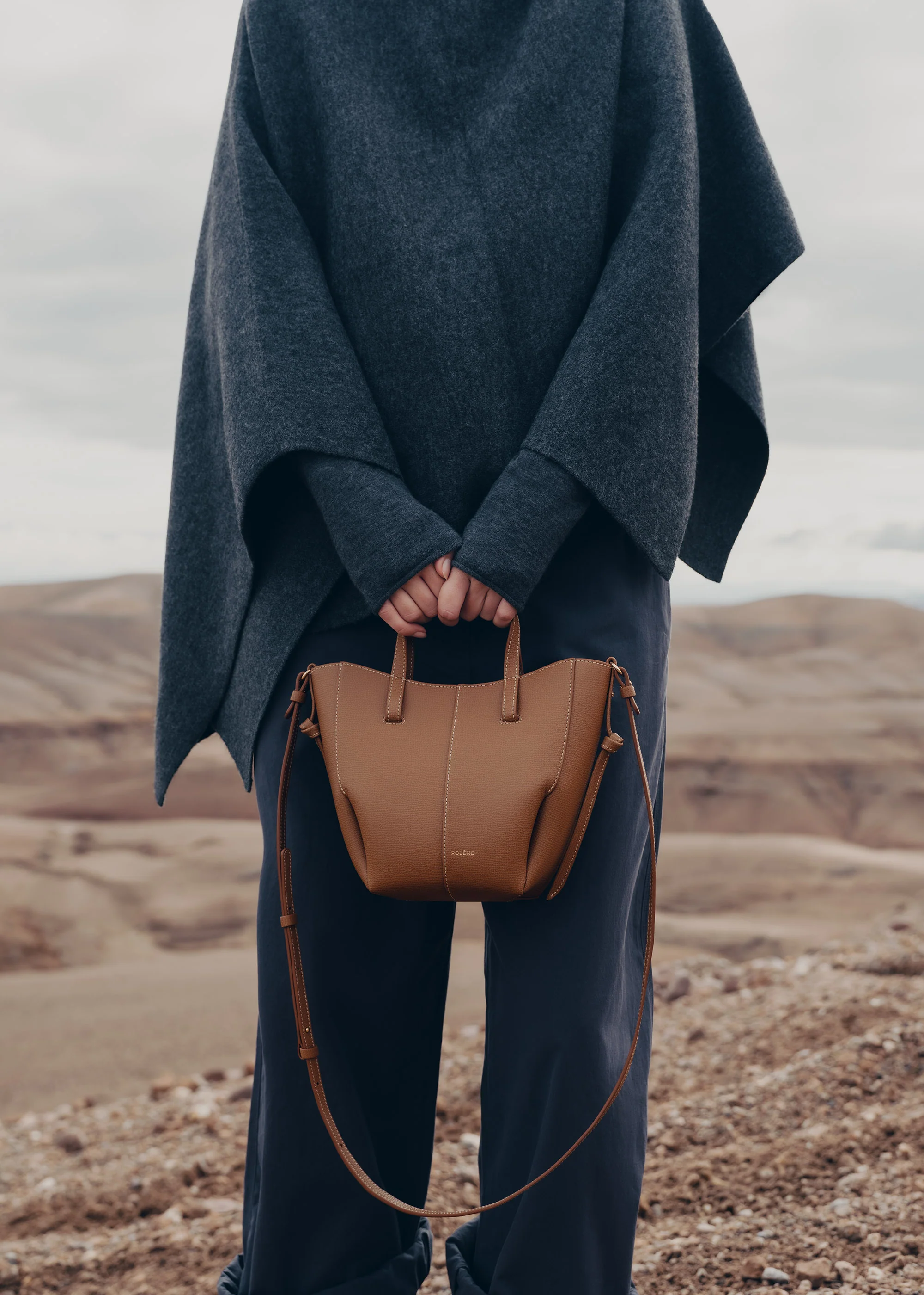 Cyme Tote Nano - Textured Camel - Image 3