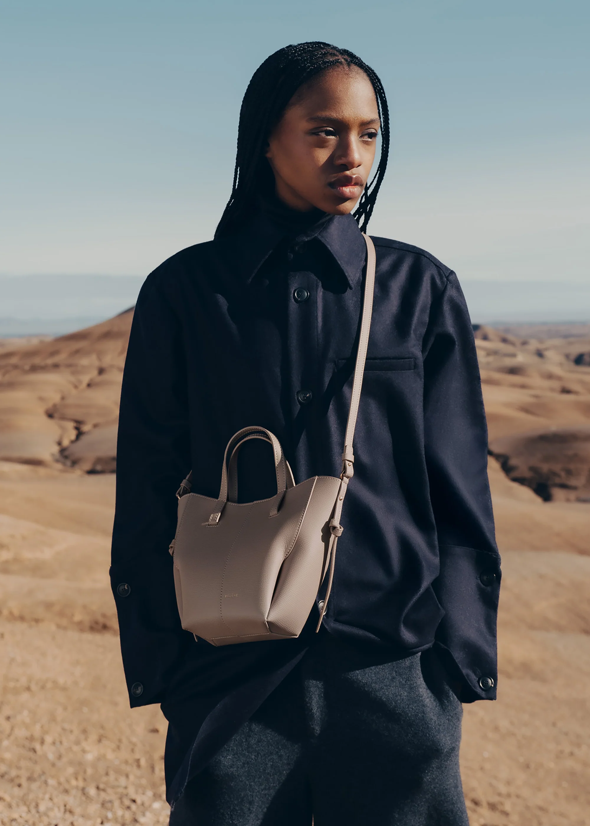 Cyme Tote Nano - Textured Taupe - Image 2