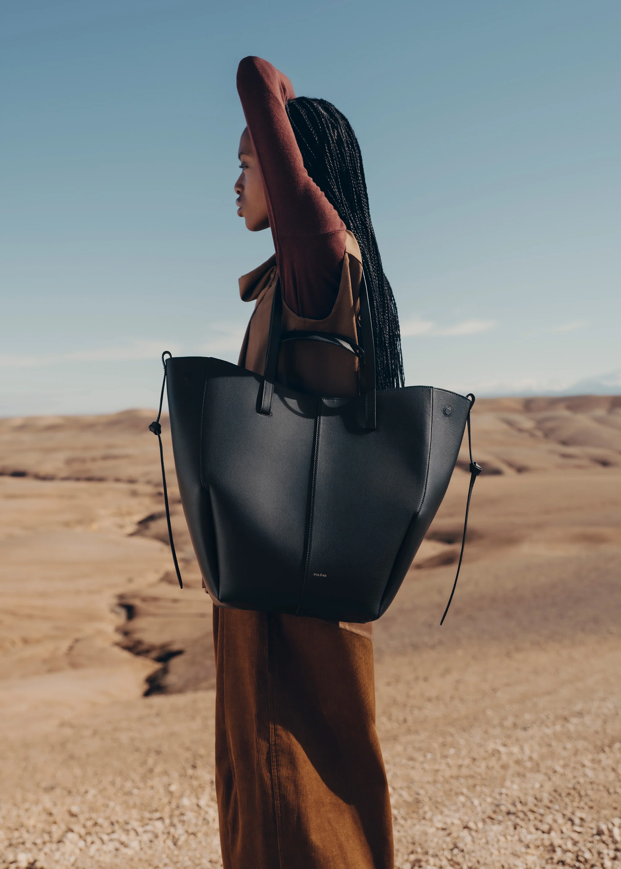Cyme Tote - Textured Black - Image 2