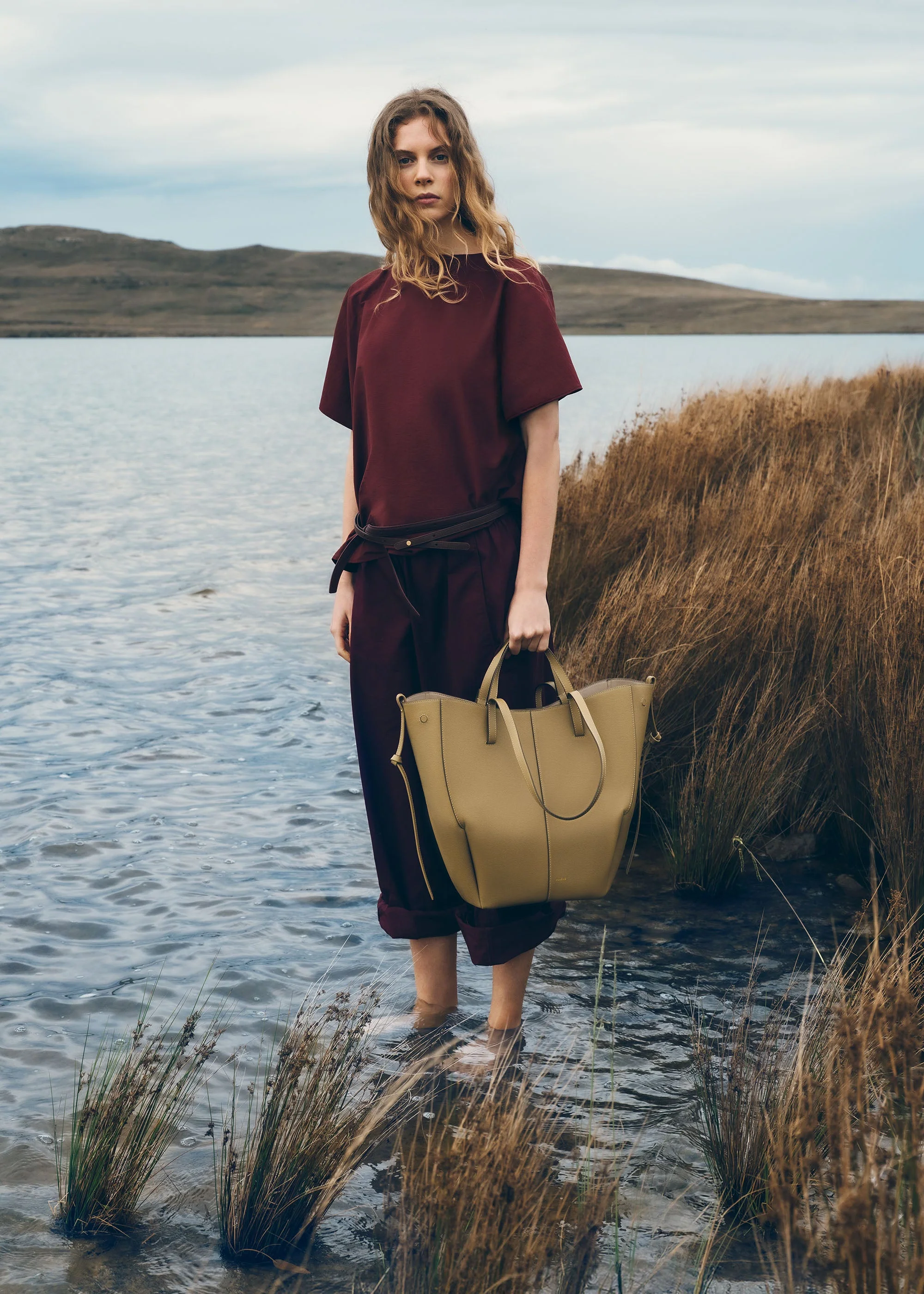 Cyme Tote - Textured Smoky Olive - Image 3