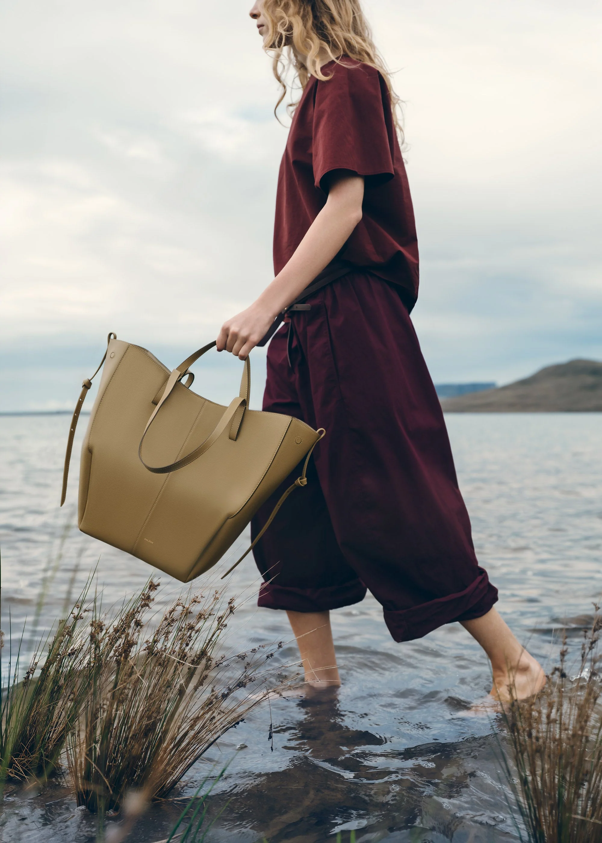 Cyme Tote - Textured Smoky Olive - Image 4