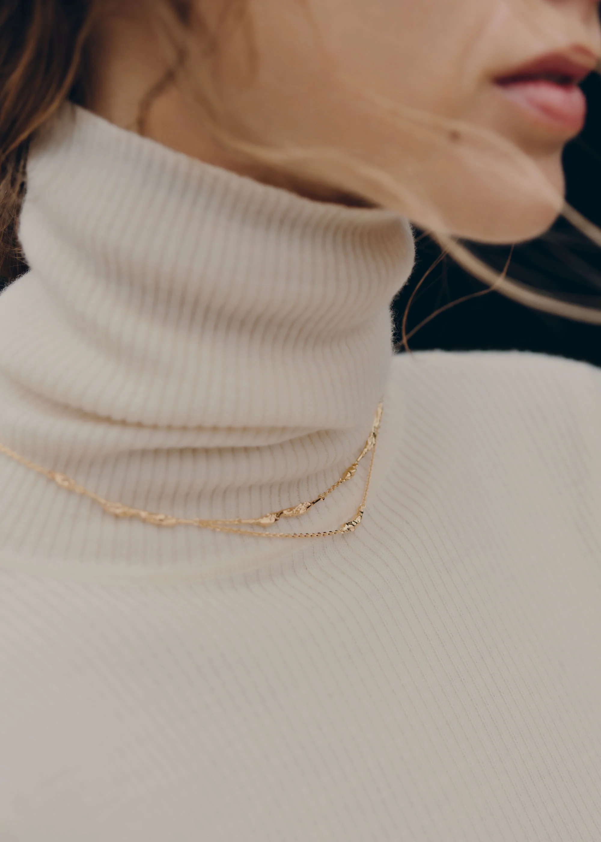 Eroz Double Chain - 24 carat gold gilded - Image 2