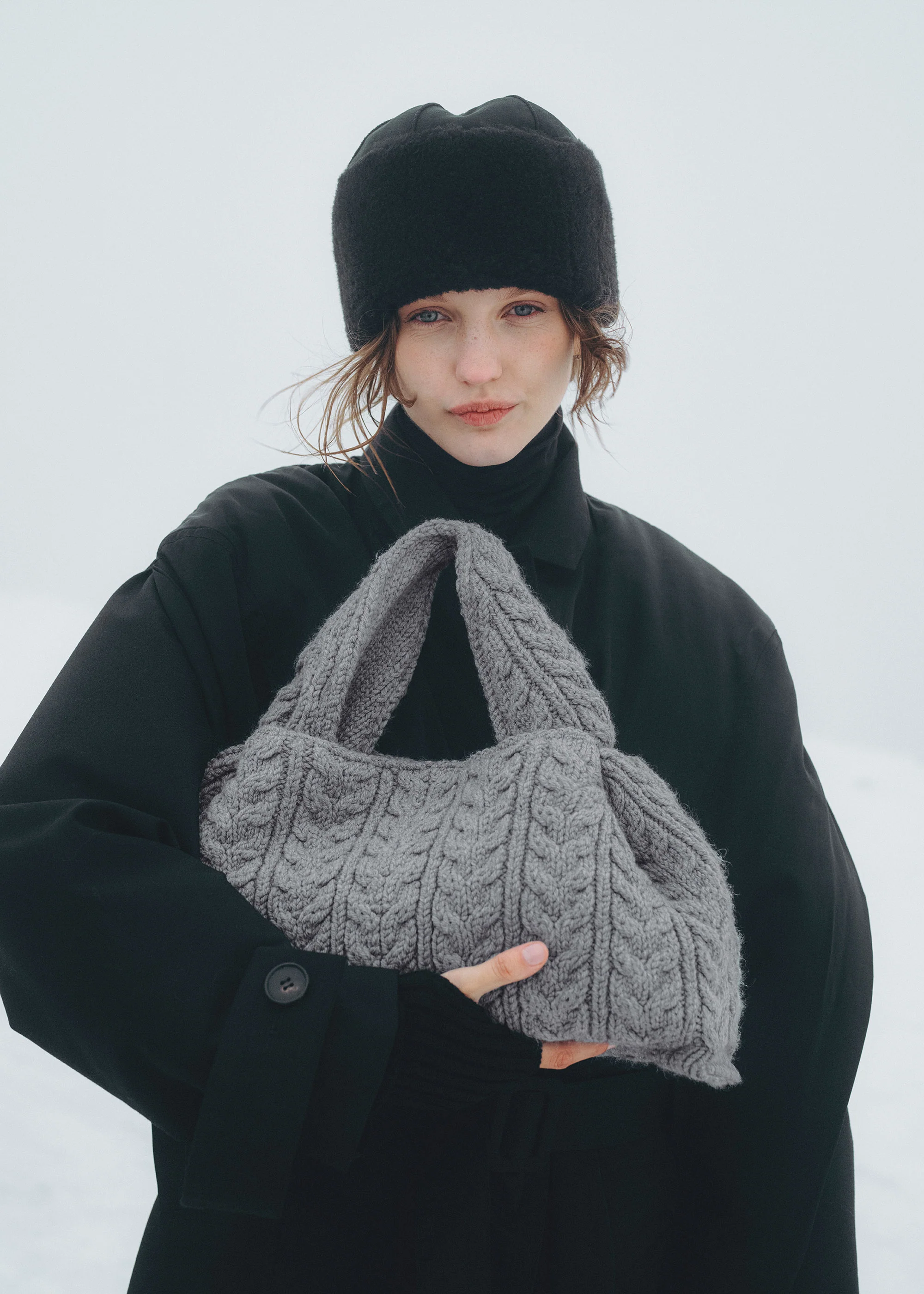 Numéro Neuf Large - Merino Stone - Image 3