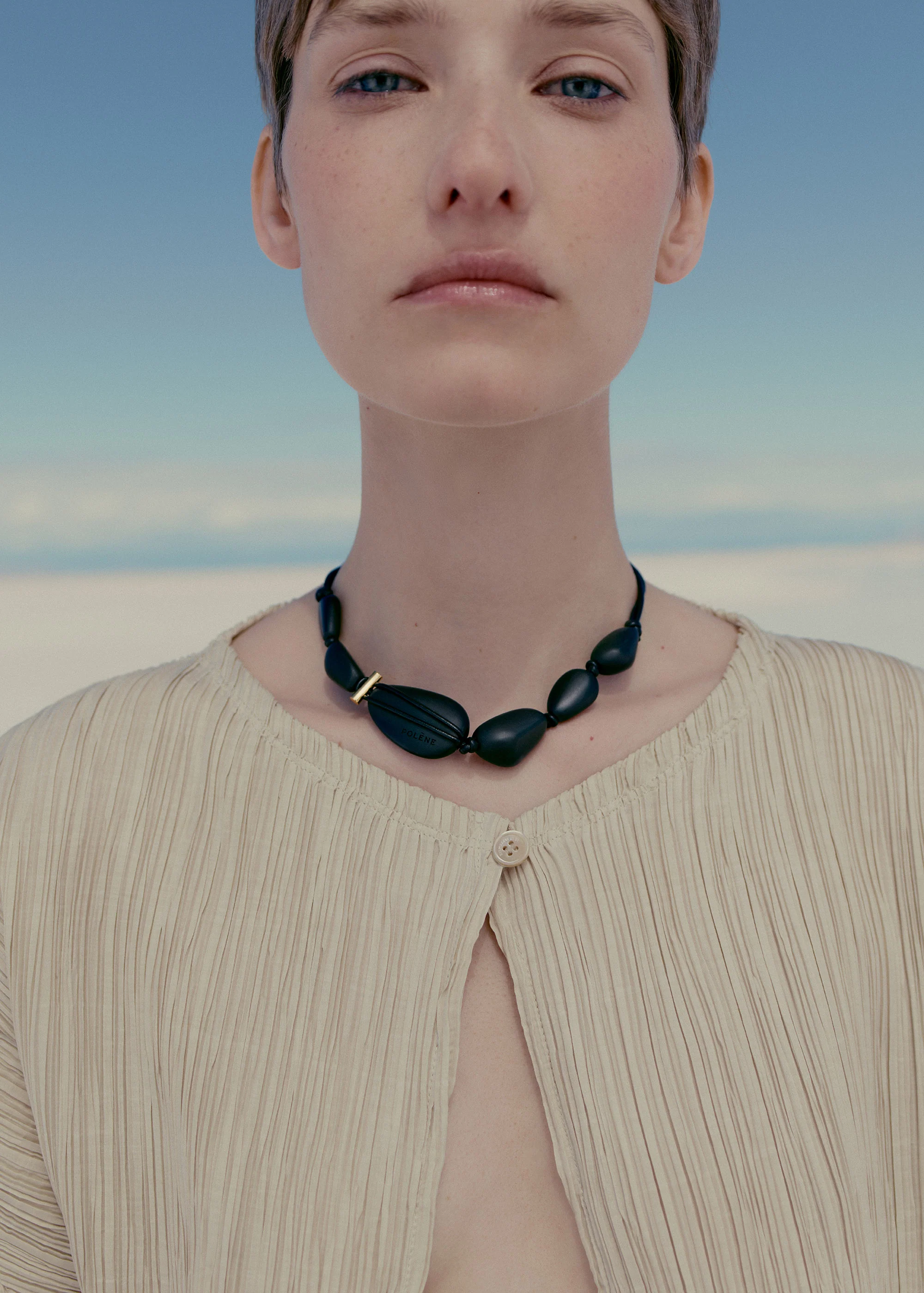 Téré Necklace - Black Marble - Image 2
